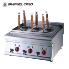 K018 Manufacture Stainless Steel Counter Top Pasta Cooker Electric Energy Saving Pasta Cooking Machine